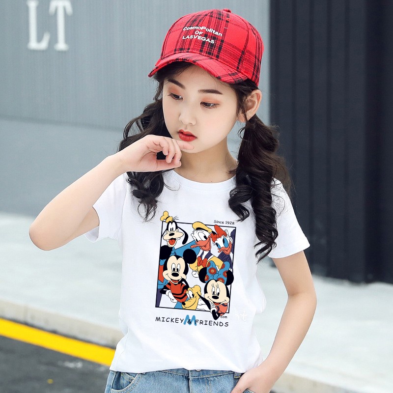 (ส่งจากไทย)เสื้อยืดเด็กแขนสั่ง ลายแฟชั่นสวยน่ารับ.ใส่ได้ทั้งเด็กชายและเด็กหญิง H29