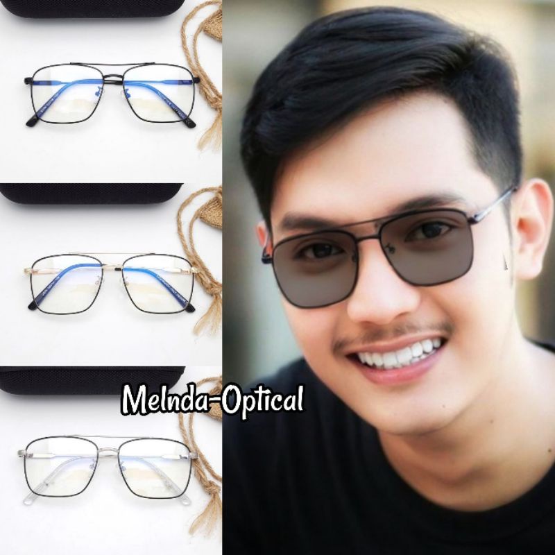 MINUS Mens GlassES, ANTIRADIATION, PHOTOCHROMIC Mens GLASSES, LATEST Mens GLASSES, Aviator 3076 แว่น