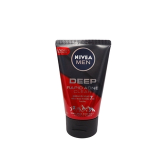 NIVEA MEN DEEP RAPID ACNE CLEAR นีเวีย เมน ดีพ ราพิด แอคเน่ เคลียร์100g 0 กก.