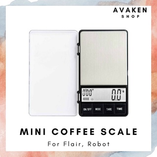 Mini Coffee Scale With Timer เครื่องชั่งกาแฟ พร้อมที่จับเวลาขนาดเล็ก สามารถ ใช้กับ Flair, Robot ได้