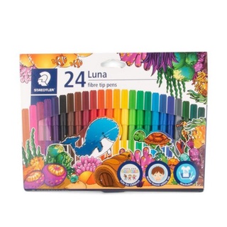 4007817327012 ปากกาเมจิก Staedtler Luna ลูน่า 24 สี #327 LWP24