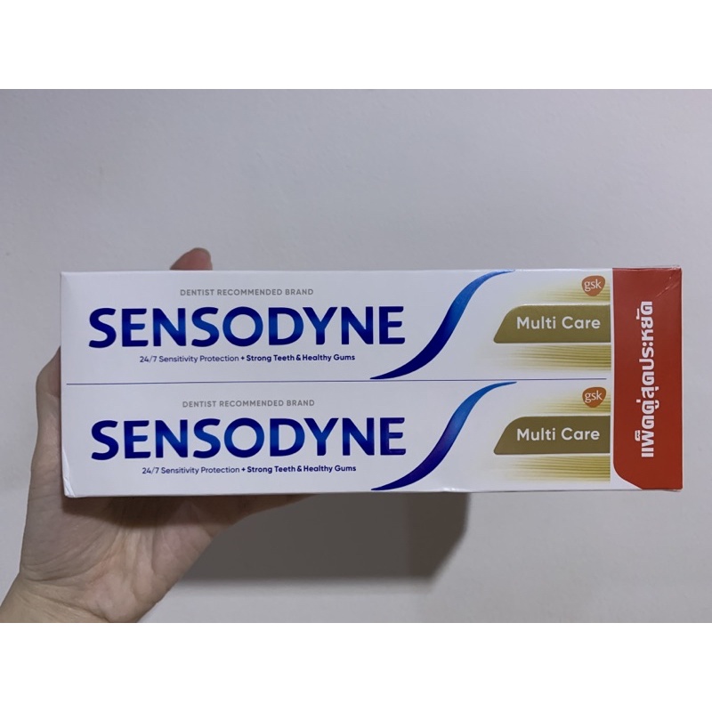ยาสีฟันเซ็นโซดายน์ มัลติ แคร์ Sensodyne Multi Care 160กรัมx2หลอด