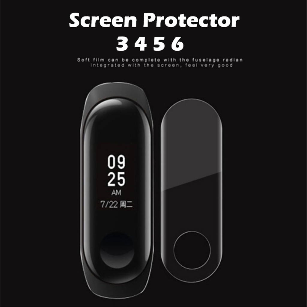 Xiaomi Mi Band 7 ฟิล์มป้องกัน Mi Band 3/4/5/6 ฟิล์ม TPU ฝาครอบป้องกันหน้าจอ