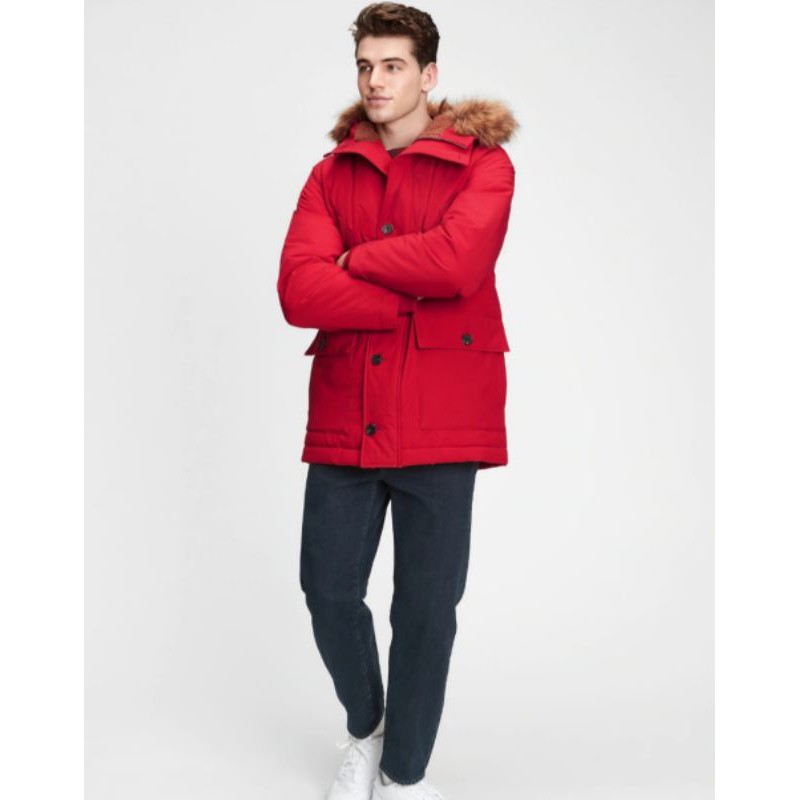 Gap ColdControl Snorkel เบาะ Parka Jacket ฤดูหนาวดั้งเดิม