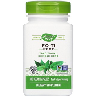 ผลิตภัณฑ์อาหารเสริม Natures Way, Fo-Ti Root, 610 mg, 100แคปซูล