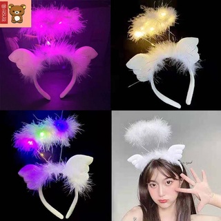 【พร้อมส่ง】ที่คาดผม หมวก ตกแต่งงานเลี้ยง มีหลายสีให้เลือก กิ๊บติดผมสวยๆมีไฟ