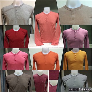 เสื้อยืด คอกระดุม แขนยาว ( 3 )