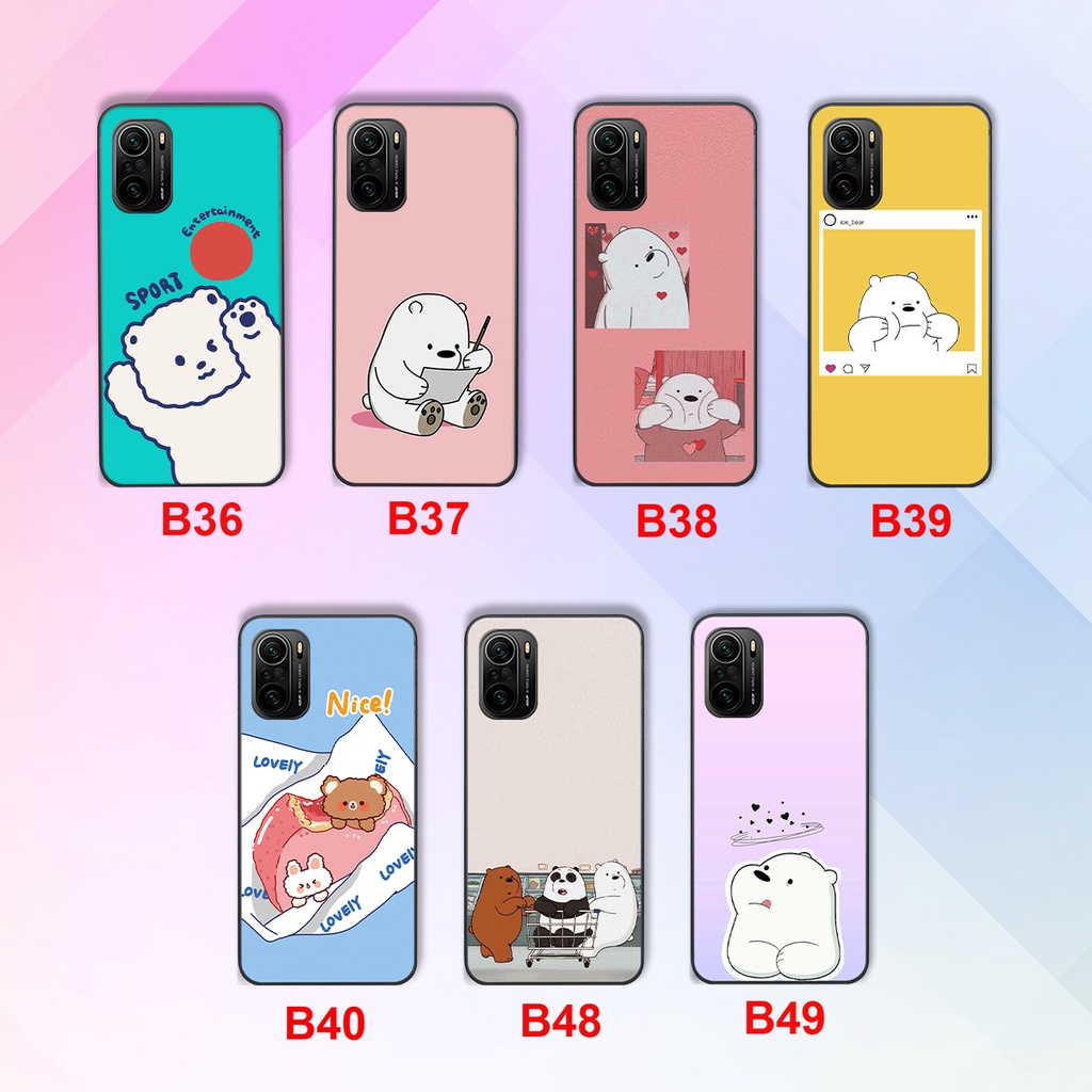 เคสหมีสุดน่ารักสําหรับ Xiaomi Redmi K40 / K40 Pro / K40 Gaming / POCO F3