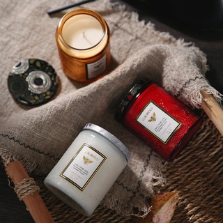 เทียนหอม สุดหรู เกรดพรีเมี่ยม วัตถุดิบจากธรรมชาติ ไขถั่วเหลือง ปลอดภัย Luxurious scented candle