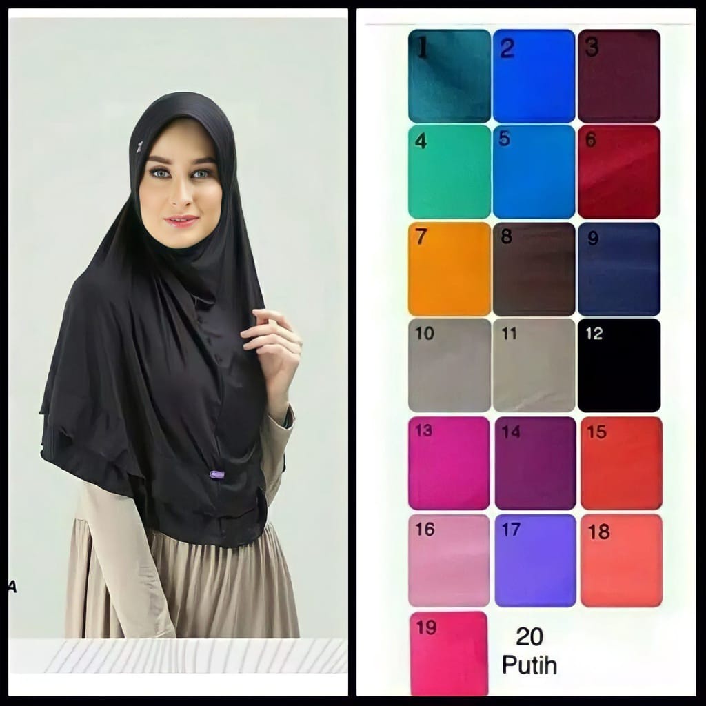 Mezora Hijab เสื้อผ้ามุสลิม Bergo Lana