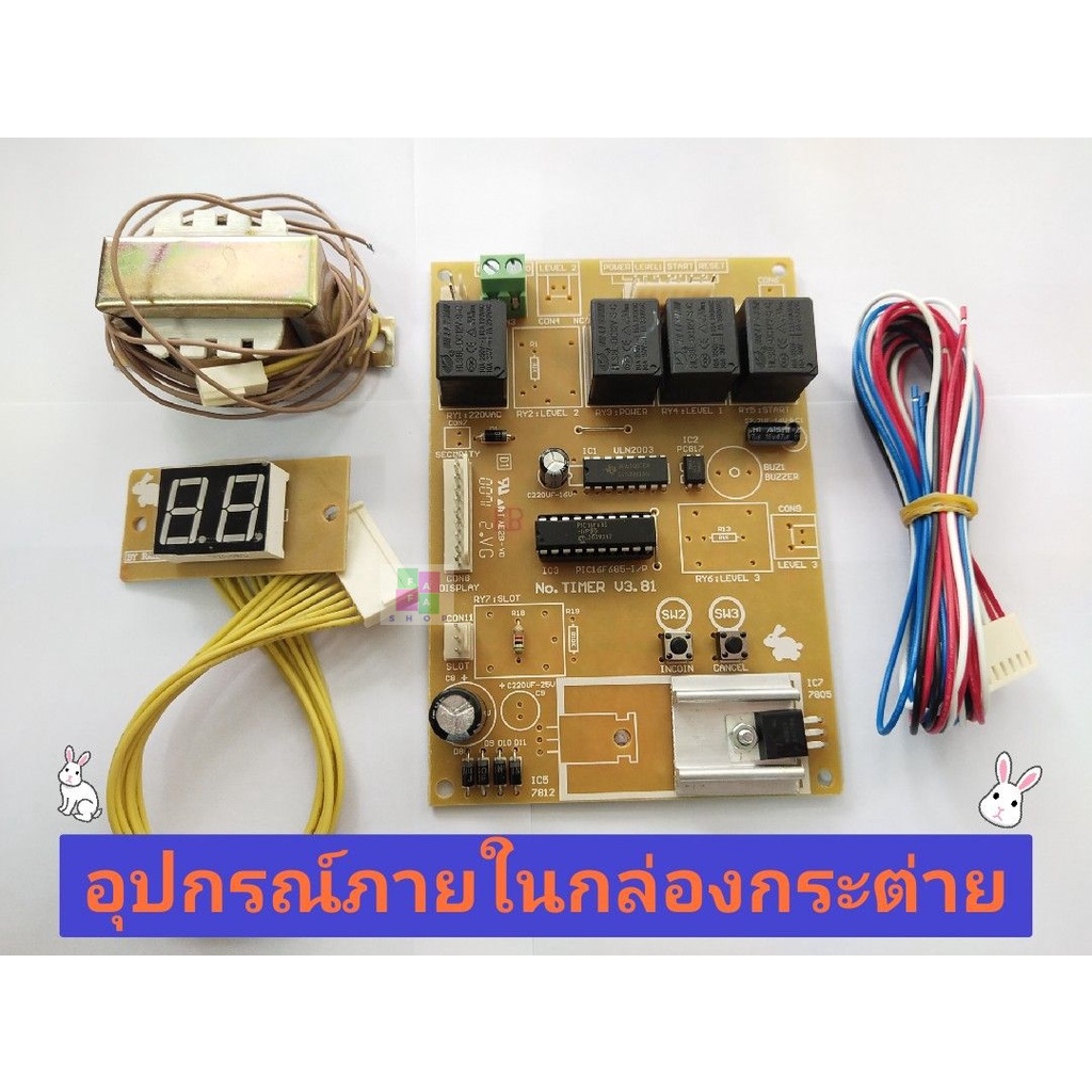 กล่องหยอดเหรียญ อะไหล่กล่องหยอดเหรียญ กล่องตรากระต่าย