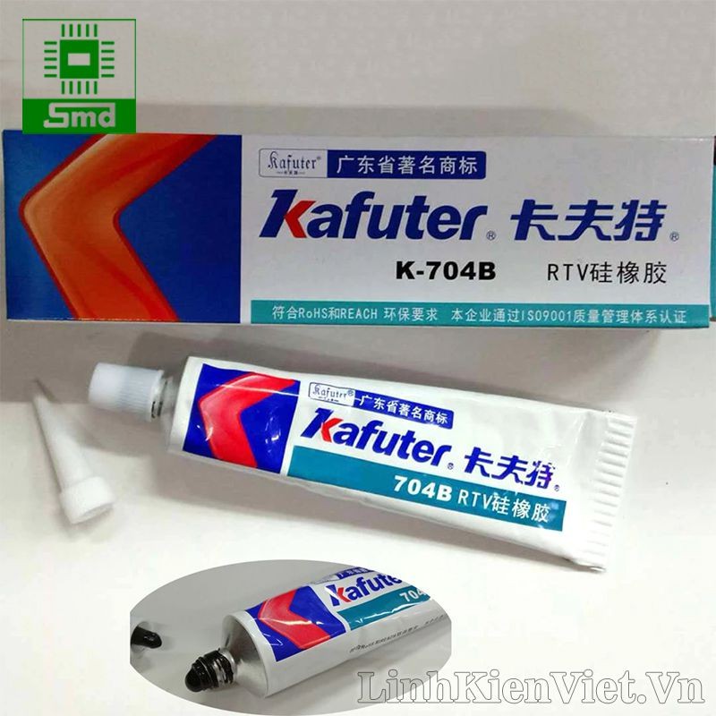 Kafuter K-704B กาวกันน้ํา 45g (กาวสีดํา)