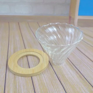 Gion-ดริปเปอร์ แก้ว กาแฟดริป กรวยดริปกาแฟ ขนาด 2-4 ถ้วย Glass Coffee Dripper