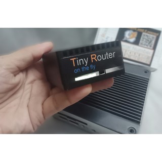 เร้าเตอร์ ที่ติดตั้งโปรแกรมให้บริการเน็ตด้วยการ Login ก่อนการใช้งาน Tiny Router เกตเวย์ควบคุมการใช้งานเน็ต