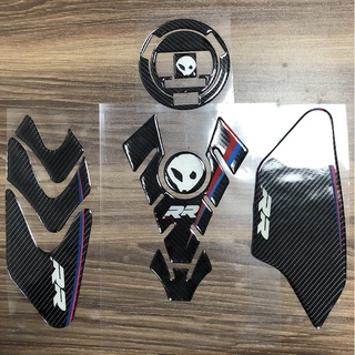 Carbon Fiber Motorcycle Fuel Tank Cap Sticker Pad Anti Slip Traction Decal For BMW S1000RR S1000 RR HP4 Tank Cover Prote