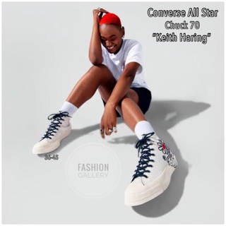 🔥พร้อมส่ง🔥รองเท้าผ้าใบ Converse All Star Chuck 70 “Keith Haring” ลายกราฟิตี้ ลิมิเต็ด มาแรง สินค้าพร้อมส่ง