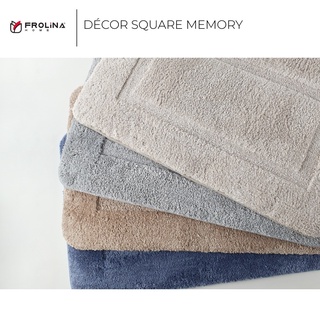 Frolina Bath Rug Decor Square Memory พรมเช็ดเท้า ขนาด 50x80 ซม.