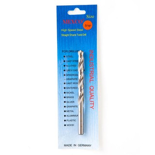 ดอกสว่านเจาะเหล็กไฮสปีด 5/16" เงิน เม็กโก้ 40516 Twist drill bit HSS 5/16 "Silver Mico 40516