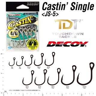 DECOY JS-5 CASTING SINGLE ซิงเกิ้ลฮุคงานโหดๆ ญี่ปุ่นแท้ 100%