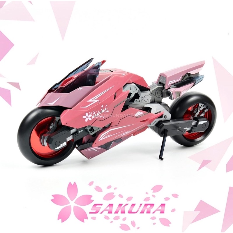 โมเดลรถมอเตอร์ไซค์ Pretty Armor Bike Pink