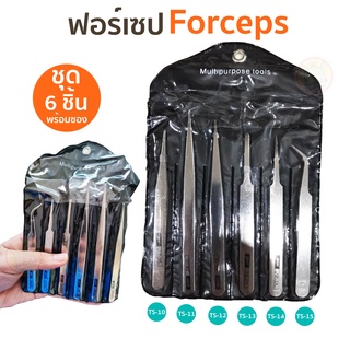 ฟอร์เซป ชุด 6ชิ้น พร้อมซอง(ราคาสุดคุ้ม) forceps อุปกรณ์แคคตัส(กระบองเพชร)ใช้ผสมเกสรหรือใช้เป็น ฟอเซปอุปกรณ์จัดสวน ไม้น้ำ