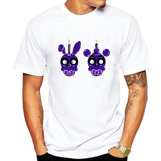 oversize T-shirt เสื้อยืด พิมพ์ลาย FNAF Shadow Cupcakes DDieei98CPgiip98 สไตล์คลาสสิก สําหรับผู้ชาย S-5XL