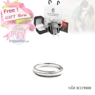 Finejewelthai แหวน แหวนเงิน เงินแท้/ Silver Ring - R119800-R129600-R130100