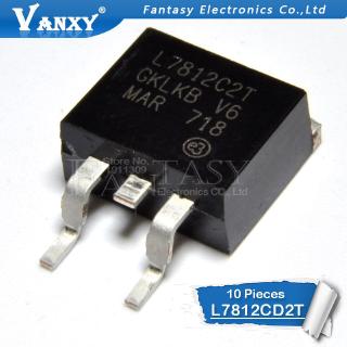 10pcs L7812CD2T TO-263 L7812 7812 TO263 L7812C2T 12V SMD three-terminal regulator new original