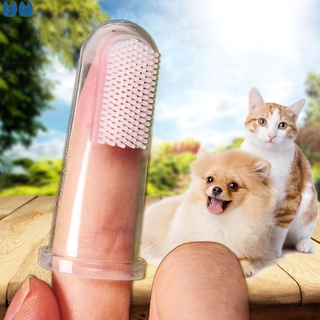 「27Pets」แปรงสีฟันซิลิโคน แบบนิ่ม สําหรับสัตว์เลี้ยง สุนัข