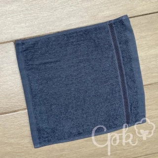 Cpk ผ้าเช็ดหน้า 13x13นิ้ว (33x33ซม.) ลายก้างปลา Cotton100% ซับน้ำดี เกรดA 1 ผืน