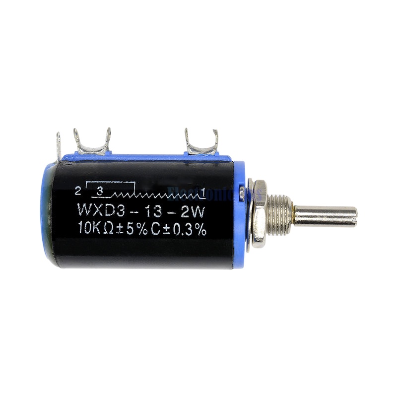WXD3 13 2W WXD3 13 2W โรตารี่ด้านข้างโรตารี่ Multi Turn Wirewound Potentiometers เชิงเส้น 10K ohm Di