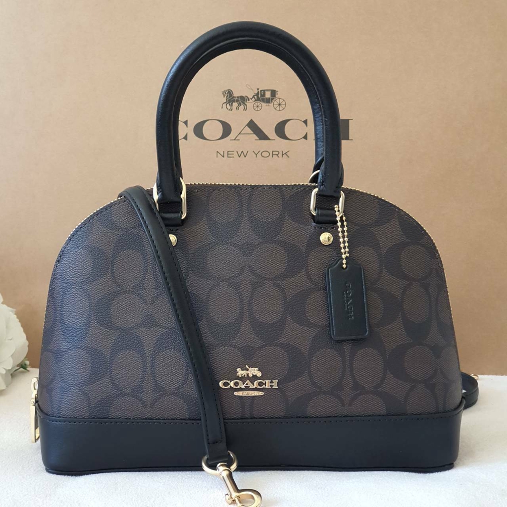 #COACH #F27583 MINI SIERRA SATCHEL IN SIGNATURE  #โดม #โดมมินิ กระเป๋าถือหรือสะพายข้าง RN111716