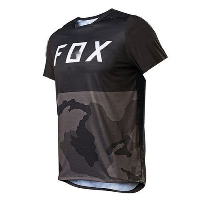 Pro Short Sleeve Motocross Jersey MTB Road Bike Riding Shirt Fox Racing ...