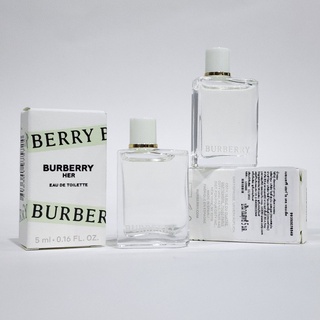 น้ำหอมจิ๋วมินิBurberry Her Eau de Toilette (ฺ Burberry Her EDT ) 5ml น้ำหอมทดลอง น้ำหอมจิ๋ว น้ำหอมมินิ