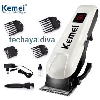 techaya.diva ปัตตาเลี่ยน Kemei KM-809A / VGR V-290 / VGR-059 / PG809A ตัดผม ปัตตาเลี่ยนไร้สาย ปัตตาเลี่ยนตัดผม จอLED