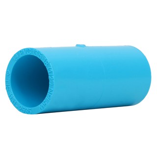 ท่อประปา ข้อต่อ ท่อน้ำ ท่อPVC ข้อต่อตรง-หนา SCG 1/2" สีฟ้า STRAIGHT PVC SOCKET SCG 1/2" LIGHT BLUE