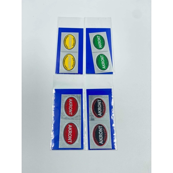 อุปกรณ์ตกแต่งมอเตอร์ไซค์ สติ๊กเกอร์ AKRONT