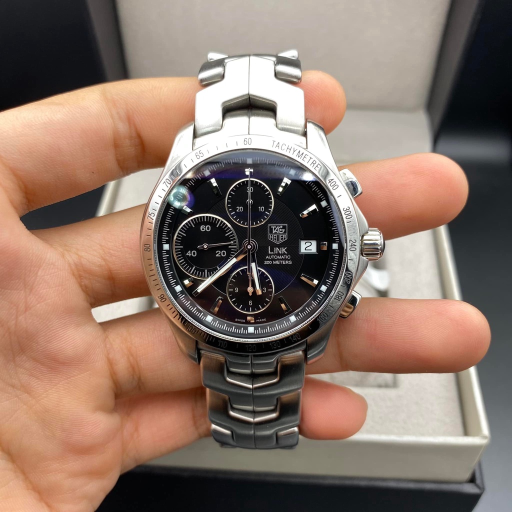 TAG HEUER LINK Calibre 16 AUTOMATIC CHRONOGRAPH SWISS MADE CJF2110-0 SAPPHIRE CRYSTAL