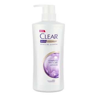 CLEAR COMPLETE SOFT CARE แชมพูเคียร์ คอมพลีท ซอฟท์แคร์ แอนตี้แดนดรัฟ สกาล์ปแคร์ 480 มล.แท้ 100%