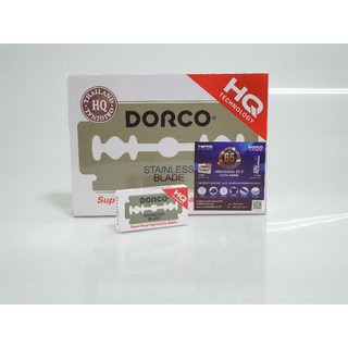 ใบมีด Dorco ใบมีดดอร์โก้ แท้ ใบมีดโกน โกนหนวด ดอร์โค ใบมีดสองคม