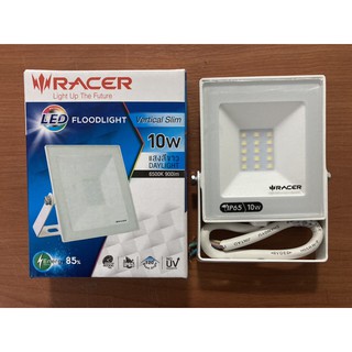 โคมไฟสาดแสง RACER LED FLOODLIGHT รุ่น VERTICAL SLIM 10 วัตต์ แสงสีขาว