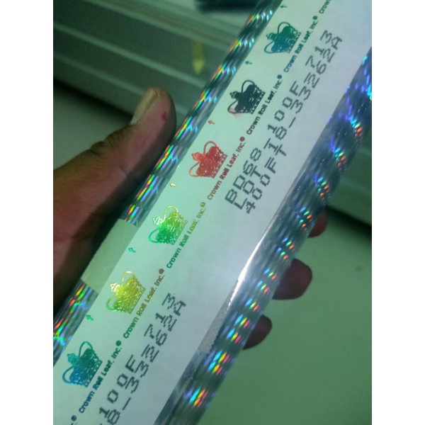 HOT STAMPING FOIL / HOLOGRAM FOIL / HOLOGRAPHIC FOIL CROWN LINE MOTIF 713 USA