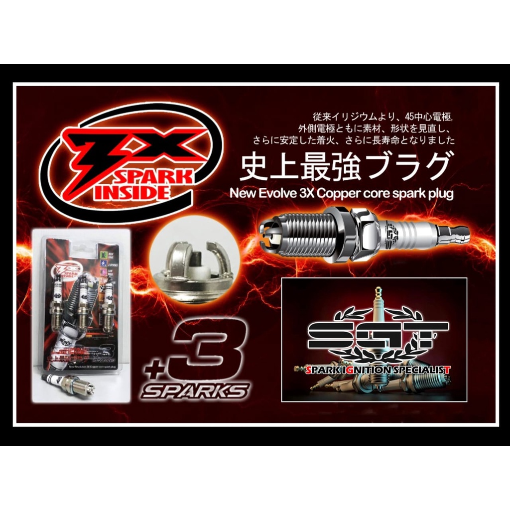 SGT LKAR7CX 6 ชิ้นสําหรับ HONDA ODYSSEY V6 3.5 11-19 SGT Spark Plug 6 ชิ้น