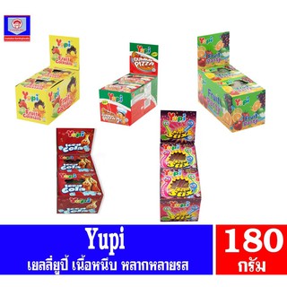 ยูปี้ เยลลี่ หลากรส ทั้ง 5 แบบ ขนาด 15 กรัมxแพ็ค12 ชิ้น (* 5 บาท 180 กรัม)