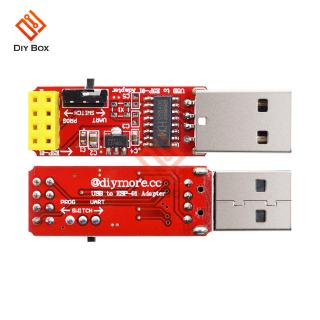 โมดูลอะแดปเตอร์ไวไฟ 3.3V USB เป็น ESP8266 ESP-01 ESP-01S พร้อมโมดูลไดรเวอร์ไร้สาย CH340G USB เป็น TTL สําหรับ Arduino