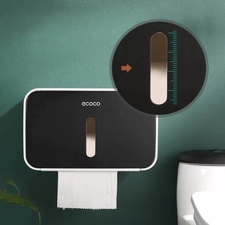 [พร้อมส่ง]ECOCO กล่องทิชชู่ติดผนัง กันน้ำ ติดตั้งง่าย ที่ใส่ทิชชู่ในห้องน้ํา มีให้เลือก 4 สี E1903