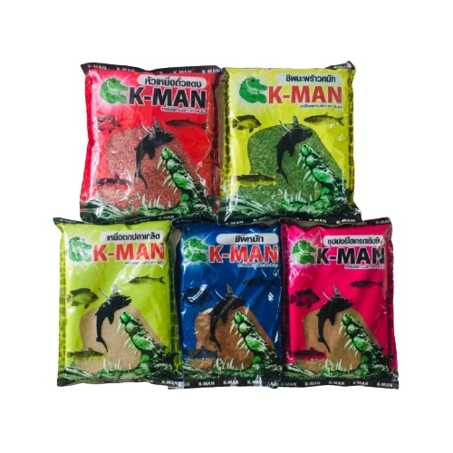เหยื่อตกปลา เคแมน (Kman) มีด้วยกัน 5 สูตรให้เลือก