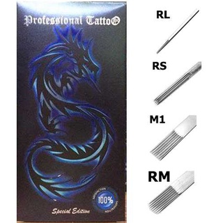 Professional Tattoo Blue Dragon Needle Tattoo เข็มมังกรฟ้า ROUND LINER (RL) , ROUND SHADER (RS)