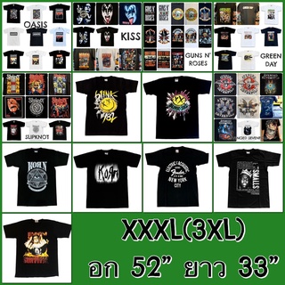 ไซ้สใหญ่ เสื้อวงร็อค เสื้อวง เสื้อยืด เสื้อวินเทจ【S-4XL】