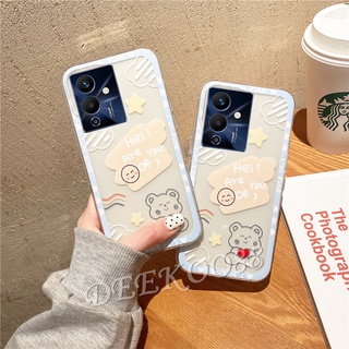 2022 New ใหม่ เคสโทรศัพท์มือถือใส Infinix Note 12 Pro 5G VIP NFC G96 G88 4G Smartphone Casing Cartoon Cute Love Bear Phone Case Softcase Transparent Clear Back Cover Note12 12Pro Note12Pro